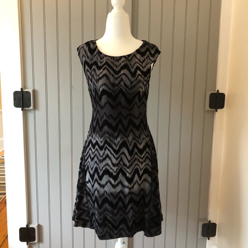 Black velvet dress